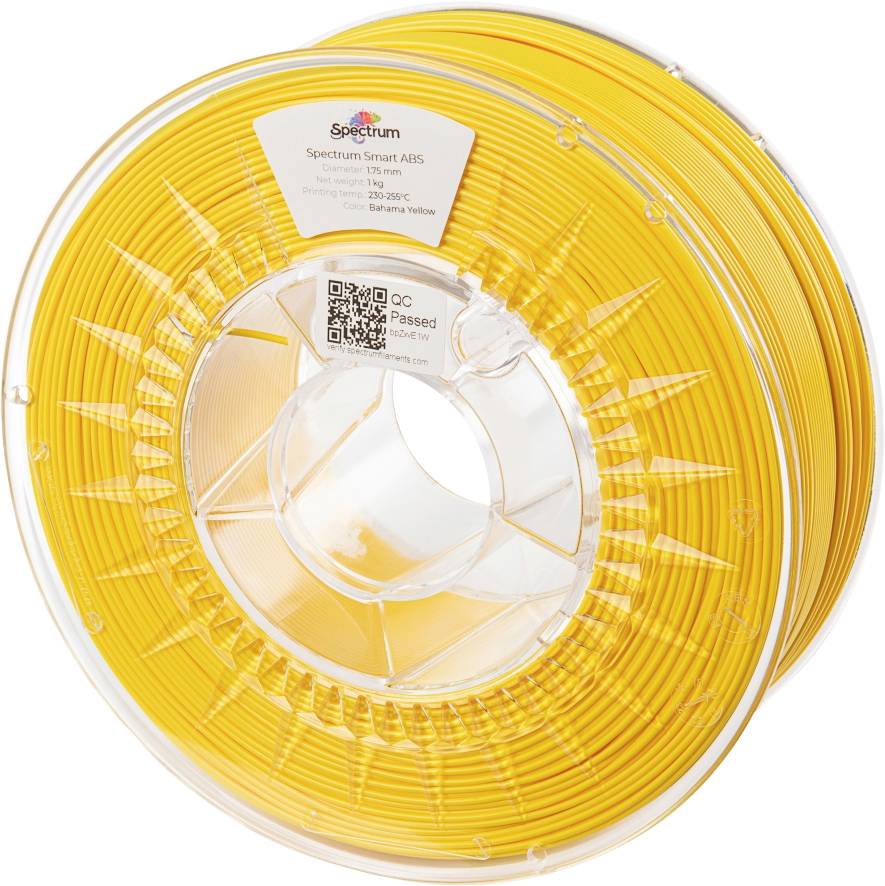 Spectrum Filaments 80094 smart ABS Filament ABS kunststof Slagvast 1.75 mm 1000 g Bahama Yellow, Geel 1 stuk(s)