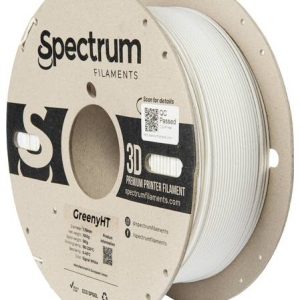 Spectrum Filaments 80700 GreenyHT Filament PLA kunststof Hittebestendig, Hoge stijfheid, Mat 1.75 mm 1000 g Signal White Spectrum Filaments 80700 GreenyHT Filament PLA kunststof Hittebestendig, Hoge stijfheid, Mat 1.75 mm 1000 g Signal White