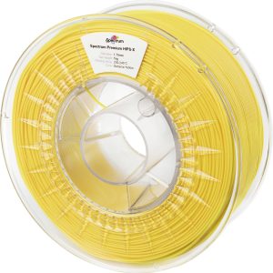 Spectrum Filaments 80076 HIPS-X BAHAMA YELLOW Filament HIPS, Supportmateriaal Makkelijk te schuren, Mat, Slagvast 1.75 m