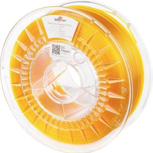 Spectrum Filaments 80737 Premium PCTG Filament PCTG Chemisch bestendig, Geurarm 1.75 mm 1000 g Transparant geel, Geel 1 Spectrum Filaments 80737 Premium PCTG Filament PCTG Chemisch bestendig, Geurarm 1.75 mm 1000 g Transparant geel, Geel 1