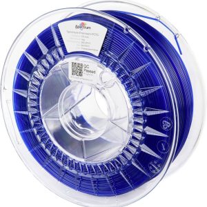 Spectrum Filaments 80739 Premium PCTG Filament PCTG Chemisch bestendig, Geurarm 1.75 mm 1000 g Transparent Blue, Blauw 1 Spectrum Filaments 80739 Premium PCTG Filament PCTG Chemisch bestendig, Geurarm 1.75 mm 1000 g Transparent Blue, Blauw 1