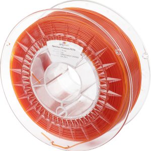 Spectrum Filaments 80051 PET-G Premium Filament PETG Chemisch bestendig, Slagvast 1.75 mm 1000 kg/m Transparant oranje,