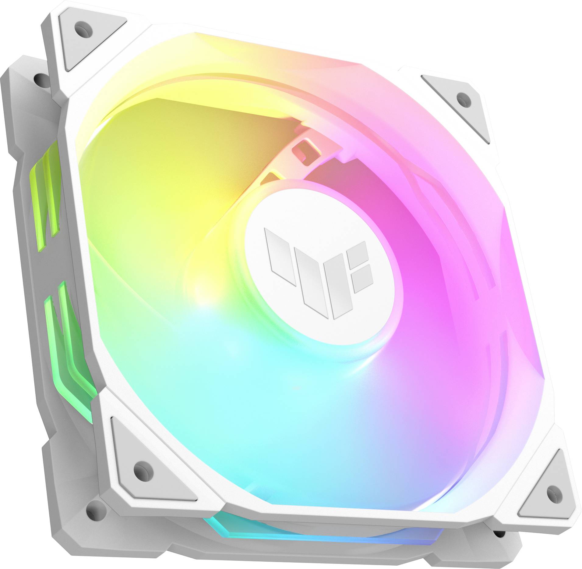 Asus TUF GAMING TR120 FAN ARGB RE PC-ventilator Wit (b x h x d) 120 x 120 x 28 mm Incl. LED-verlichting
