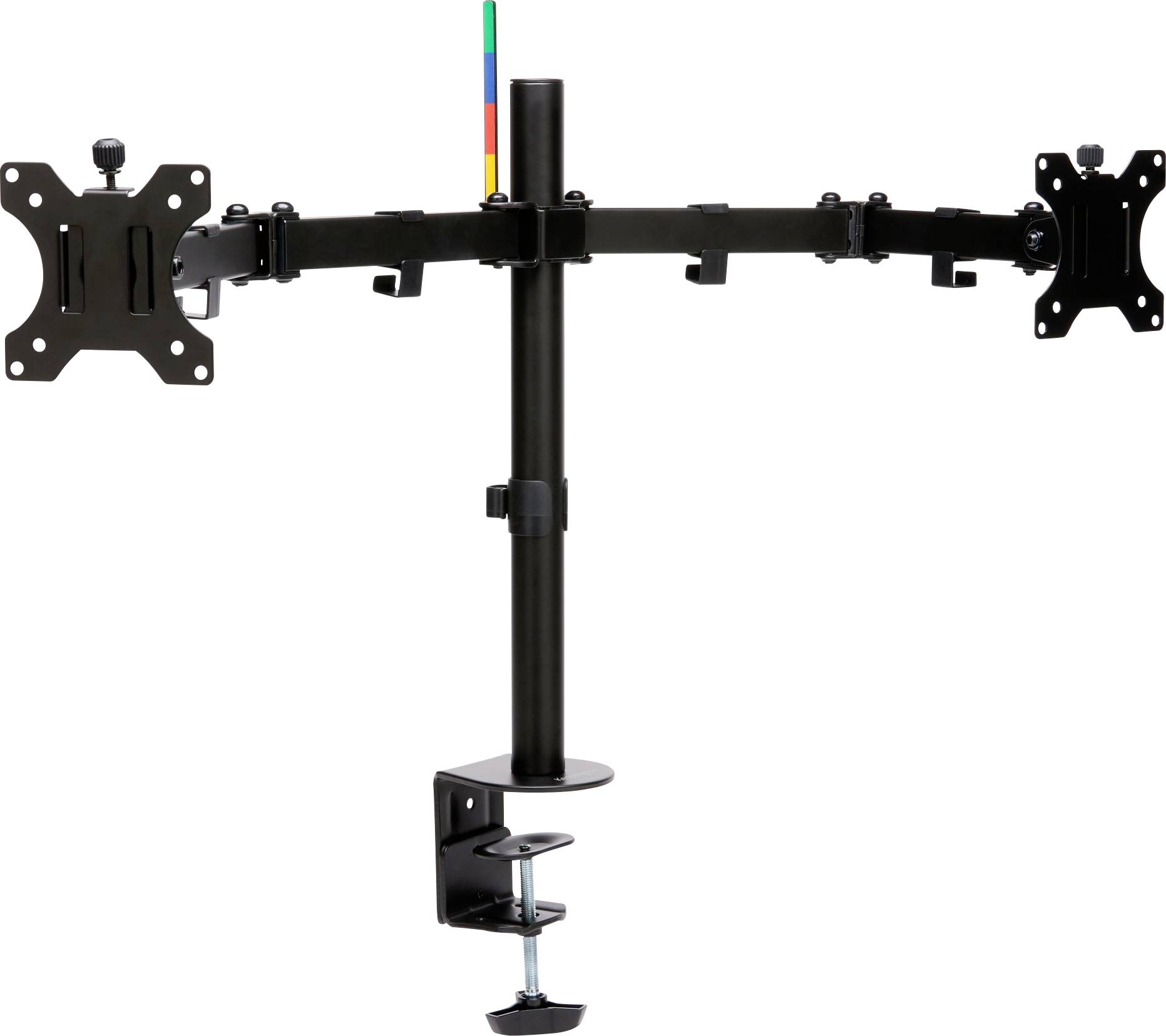 Kensington K55409WW Monitor-tafelbeugel Aantal monteerbare displays: 2 Display(s) 81,3 cm (32") Zwart Draaibaar, Kantelb