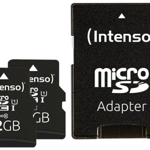 Intenso 32GB SDHC Premium double pack microSDHC-kaart Retail 32 UHS-I, Class 10 Intenso 32GB SDHC Premium double pack microSDHC-kaart Retail 32 UHS-I, Class 10