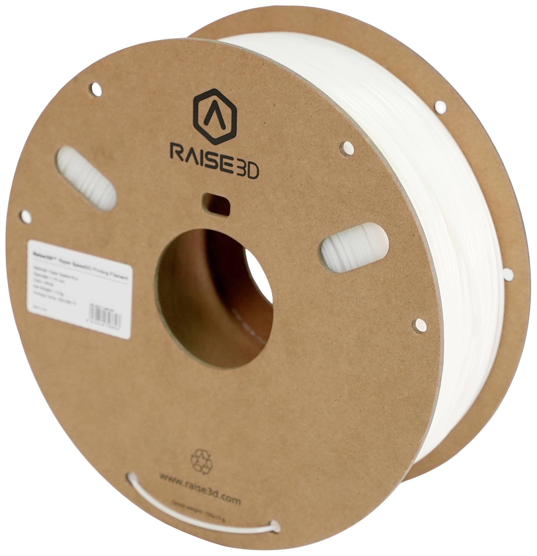 RAISE3D SPRA-1012 Hyper Speed White PLA Filament PLA kunststof Highspeed filament Wit 1 stuk(s)