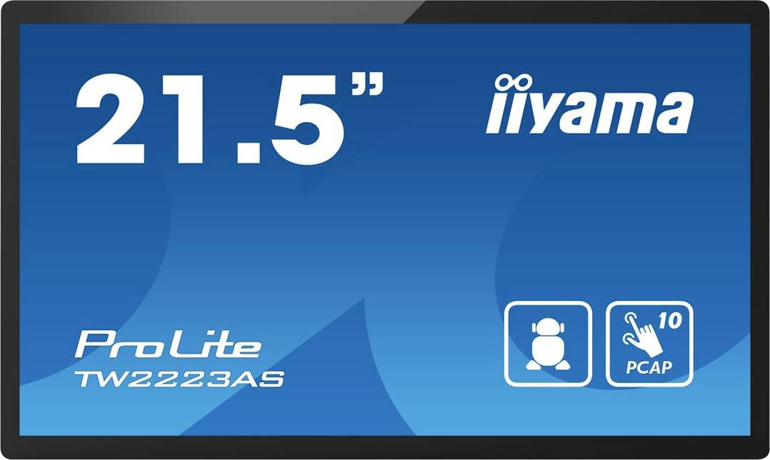 Iiyama ProLite TW2223AS-B2 Digital Signage display 54.6 cm 21.5 inch 1920 x 1080 Pixel 24/7