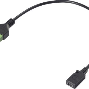 Renkforce USB 2.0 Adapterkabel [1x Mini-USB 2.0 B bus – 1x Klemverbinding] RF-6443962 30 cm PVC-mantel
