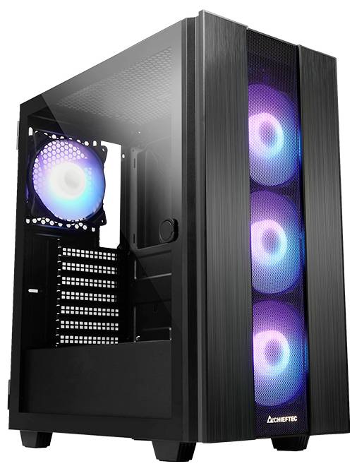 Chieftec GS-02B-OP Midi-tower PC-behuizing Zwart