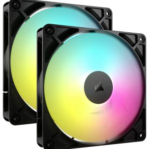 Corsair CO-9050183-WW PC-ventilator Zwart (b x h x d) 140 x 25 x 140 mm Corsair CO-9050183-WW PC-ventilator Zwart (b x h x d) 140 x 25 x 140 mm