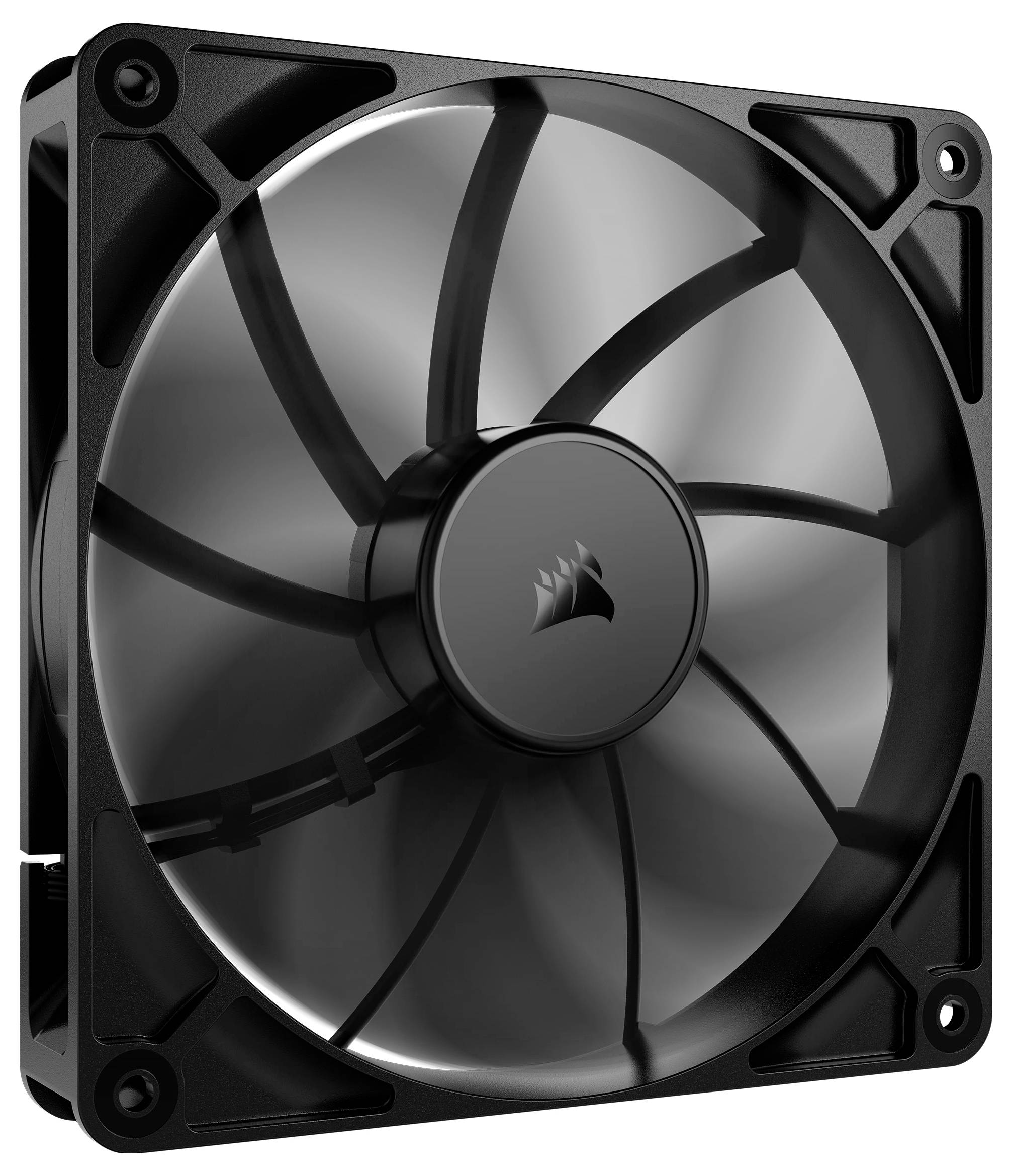 Corsair CO-9050190-WW PC-ventilator Zwart (b x h x d) 140 x 25 x 140 mm