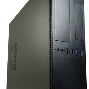 LC Power LC-1406MB-400TFX Micro-tower PC-behuizing Zwart Geïntegreerde netvoeding