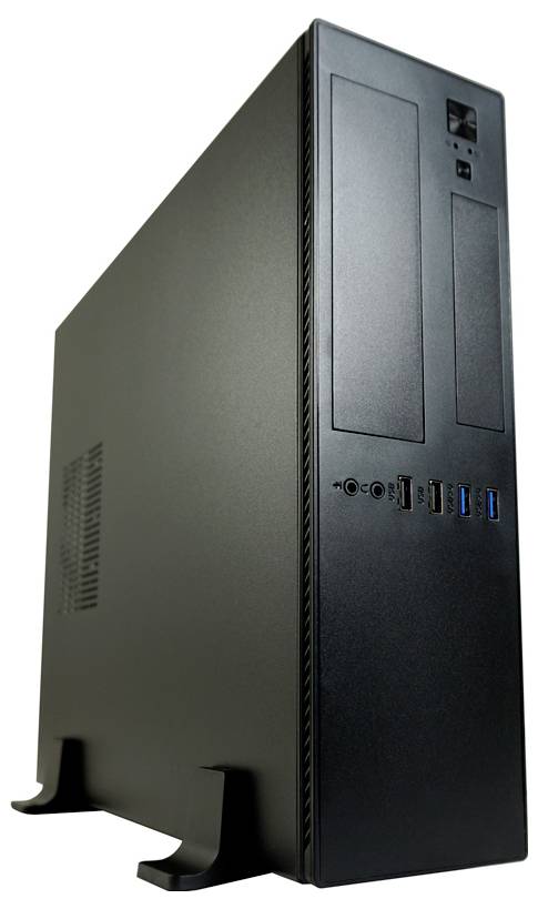 LC Power LC-1406MB-400TFX Micro-tower PC-behuizing Zwart Geïntegreerde netvoeding