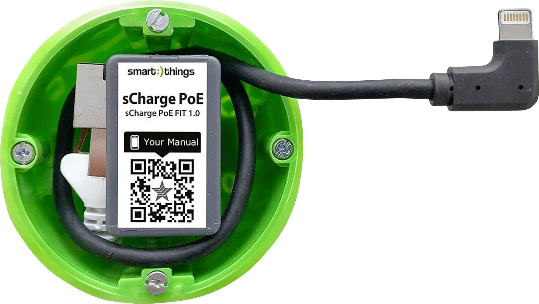 Smart Things sCharge PoE FIT L PoE+ Adapter 22 W, 25 W 2.6 A USB Power Delivery (USB-PD)