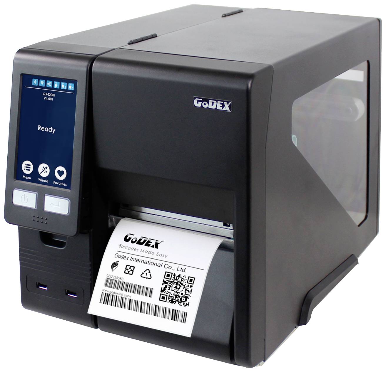 Godex GX4600i Labelprinter Thermisch, Warmtetransmissie 600 x 600 dpi Etikettenbreedte (max.): 118 mm USB, RS-232, LAN