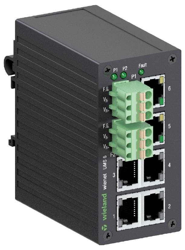 Wieland Electric 83.040.0000.0 WIENET UMS 6 Netwerk switch