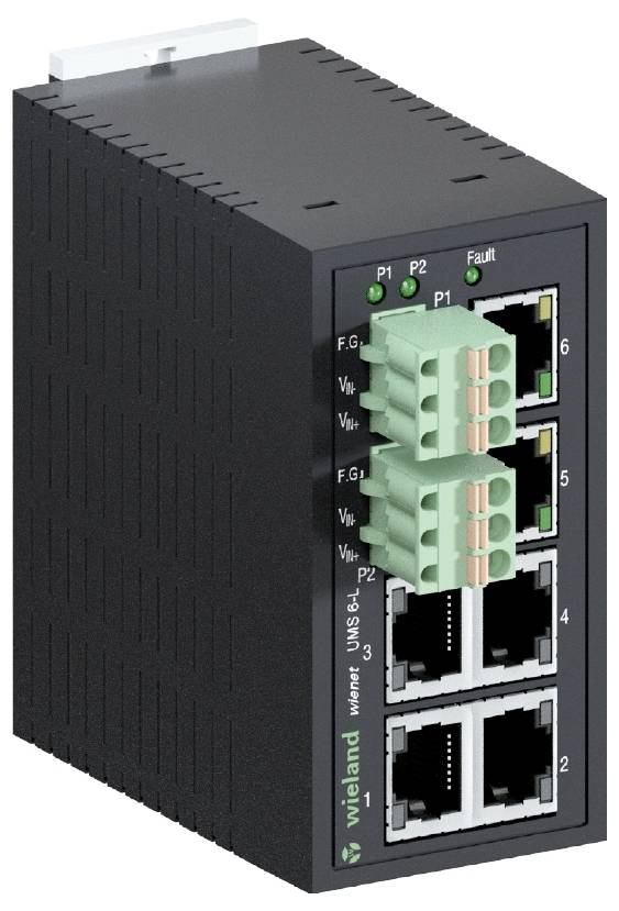 Wieland Electric 83.040.0000.1 WIENET UMS 6-L Netwerk switch