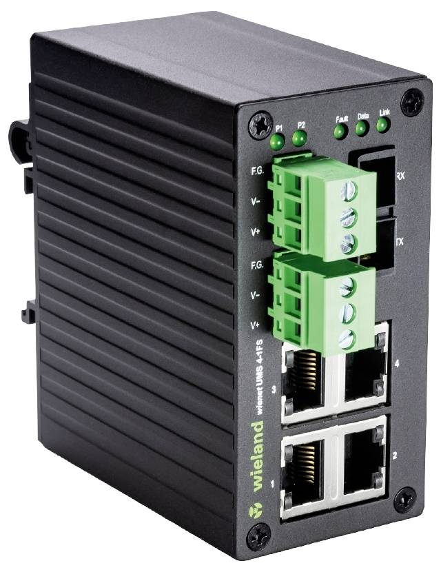 Wieland Electric 83.040.0003.0 WIENET UMS 4-1FS Netwerk switch