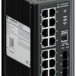 Wieland Electric 83.040.1223.0 WIENET UMS 20-16G-4SFP-W Netwerk switch Wieland Electric 83.040.1223.0 WIENET UMS 20-16G-4SFP-W Netwerk switch
