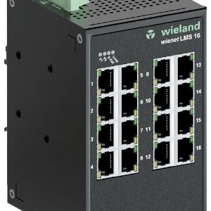 Wieland Electric 83.040.1334.0 WIENET LMS 16-W Netwerk switch Wieland Electric 83.040.1334.0 WIENET LMS 16-W Netwerk switch