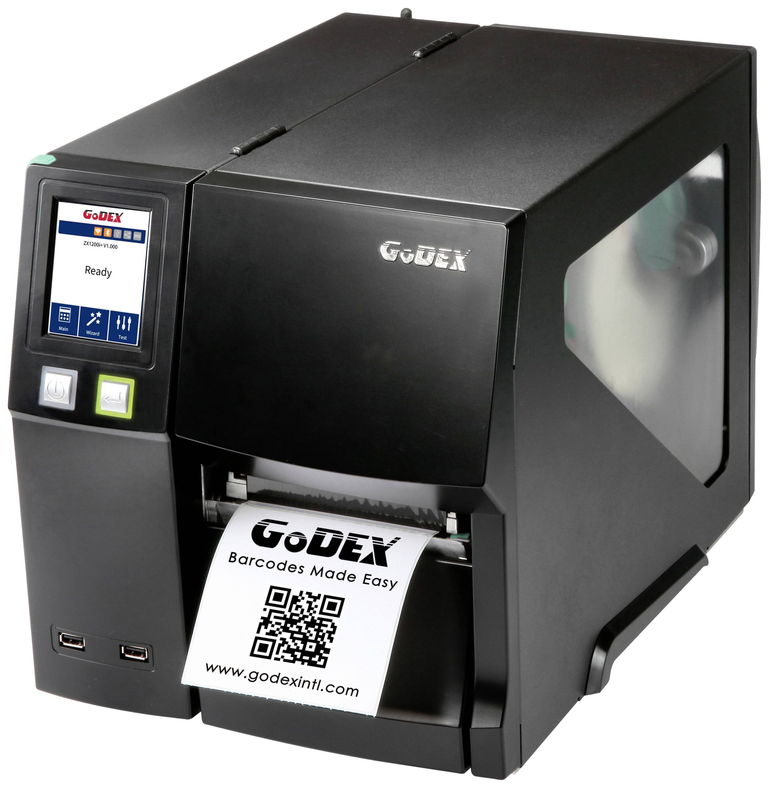 Godex ZX1300i+ Labelprinter Thermisch, Warmtetransmissie 300 x 300 dpi Etikettenbreedte (max.): 118 mm USB, RS-232, LAN