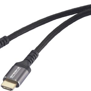 SpeaKa Professional SP-13125628 HDMI-kabel HDMI Aansluitkabel HDMI-A-stekker, HDMI-A-stekker 1.5 m Zwart 8K UHD SpeaKa Professional SP-13125628 HDMI-kabel HDMI Aansluitkabel HDMI-A-stekker, HDMI-A-stekker 1.5 m Zwart 8K UHD