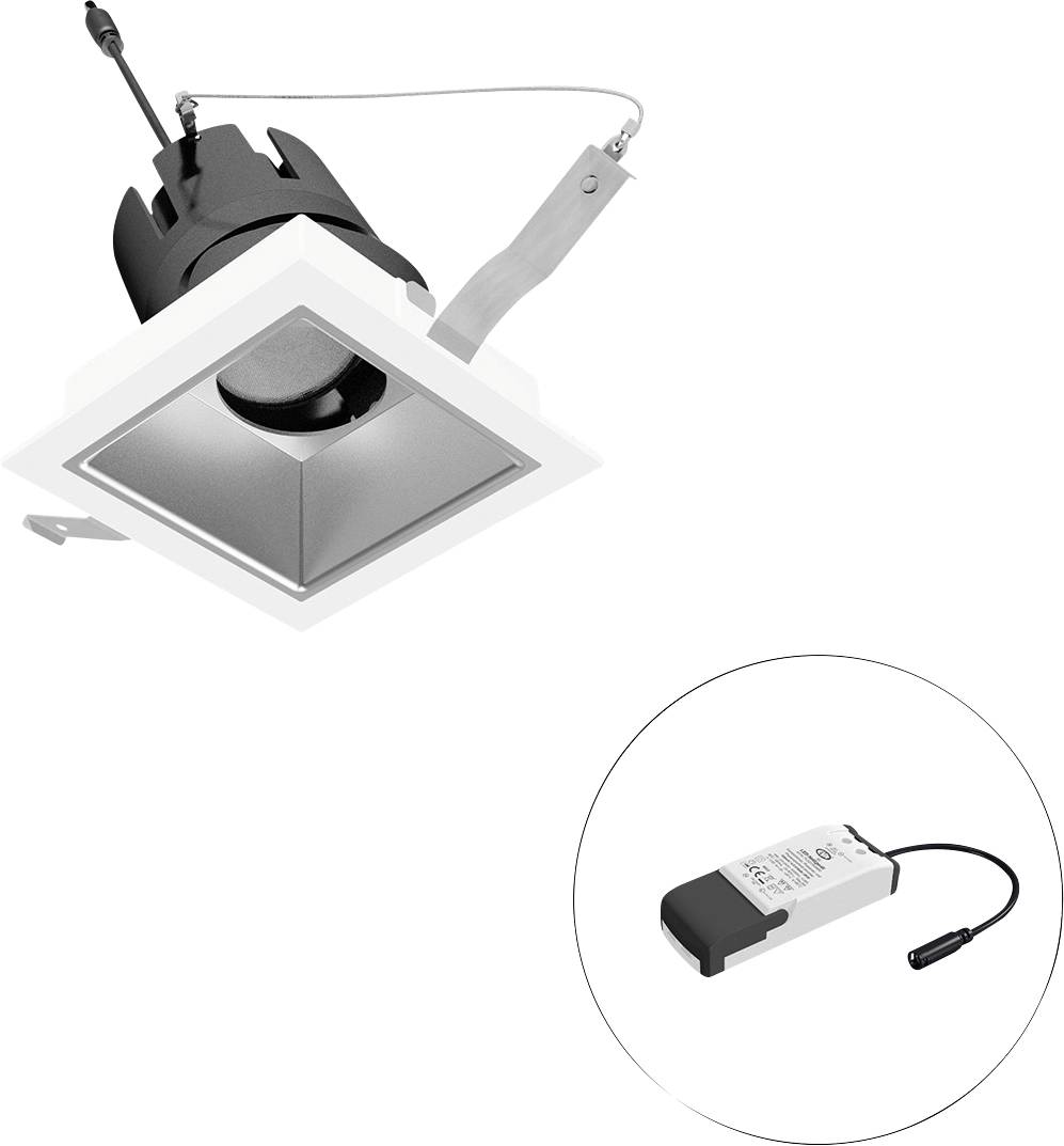 EVN F04R14SM0627L55P F04R14SM0627L55P LED-plafondspot
