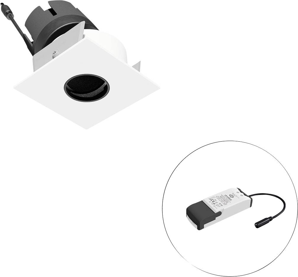 EVN F07RXXXM0627L55P F07RXXXM0627L55P LED-plafondspot