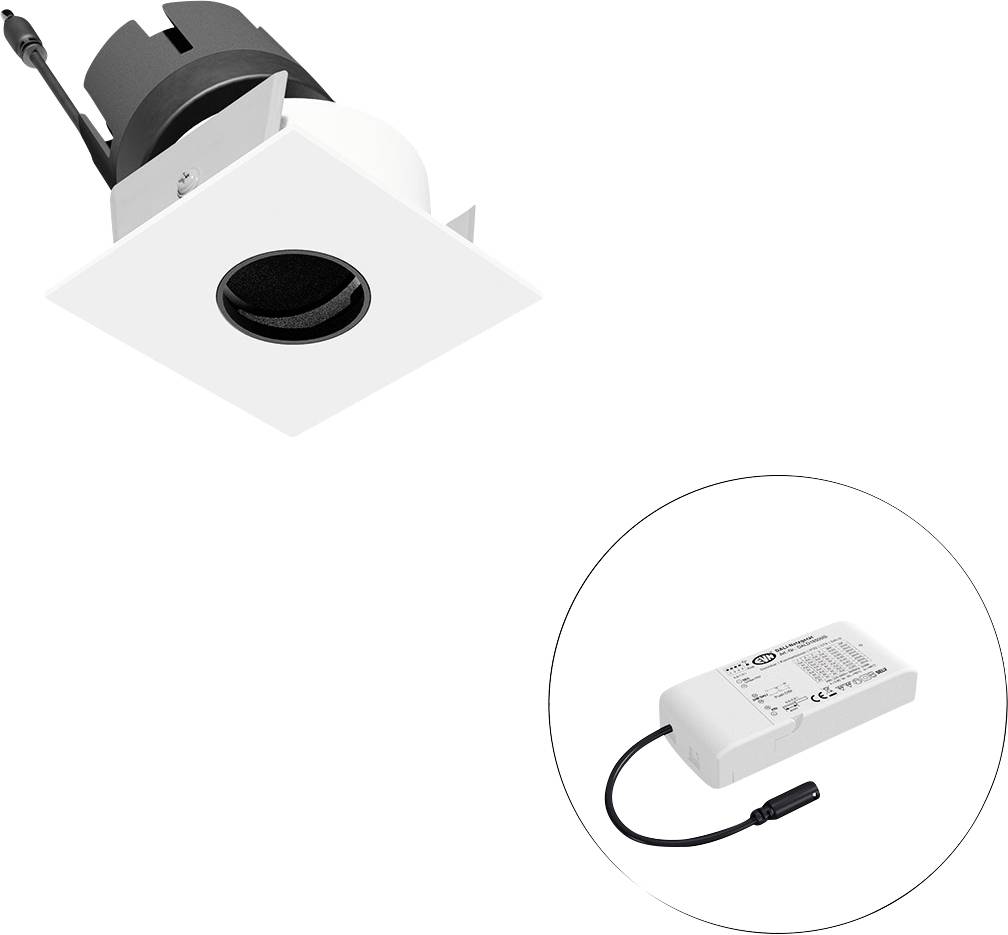 EVN F07RXXXM0630L38D F07RXXXM0630L38D LED-plafondspot