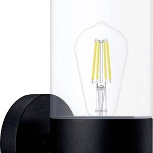 Philips LED Flareon 8720169266537 Buitenlamp (wand) E27 Zwart Philips LED Flareon 8720169266537 Buitenlamp (wand) E27 Zwart