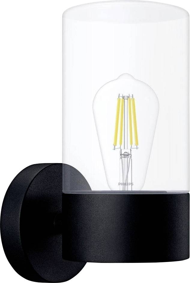 Philips LED Flareon 8720169266537 Buitenlamp (wand) E27 Zwart