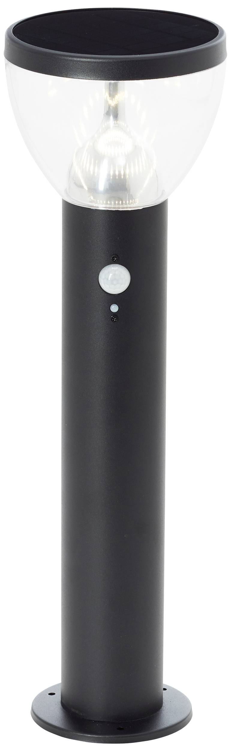 Brilliant G40411/06 Tulip Staande lamp op zonne-energie met bewegingsmelder LED-module LED vast ingebouwd 3 W Zwart