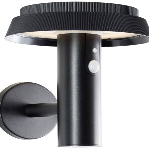 Brilliant Alvero G40430/06 Wandlamp op zonne-energie met bewegingsmelder LED 4 W Zwart Brilliant Alvero G40430/06 Wandlamp op zonne-energie met bewegingsmelder LED 4 W Zwart