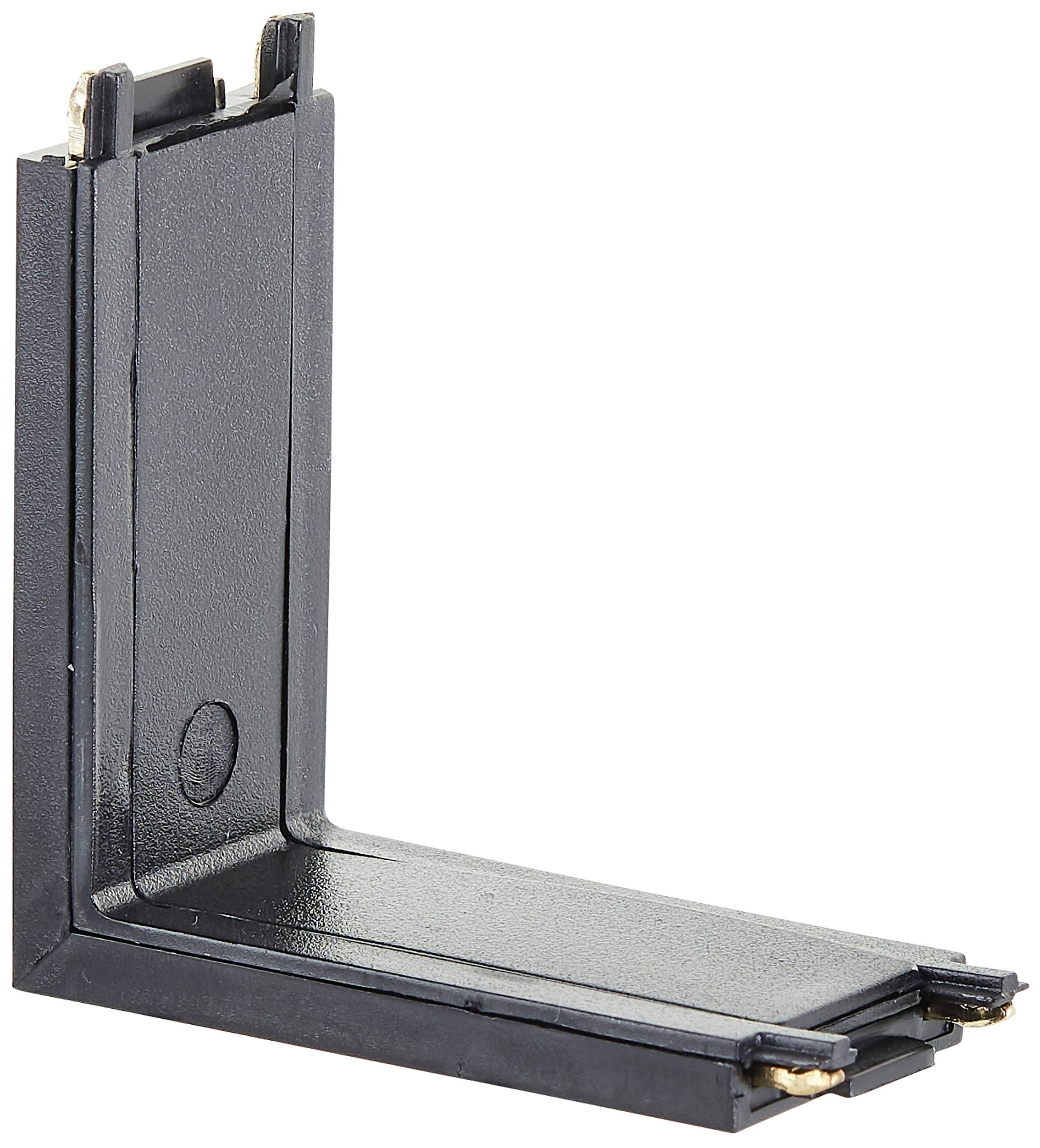 Brilliant 12V-railsysteemcomponenten Verbinder Zand, Zwart 30040/76 Click&Shine Verbinder L