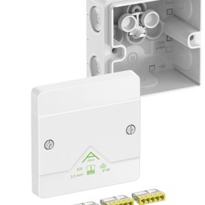 Spelsberg Abox 025-2,5²/w Aftakkast (l x b x h) 87 x 87 x 52 mm Wit IP66 1 stuk(s) Spelsberg Abox 025-2,5²/w Aftakkast (l x b x h) 87 x 87 x 52 mm Wit IP66 1 stuk(s)