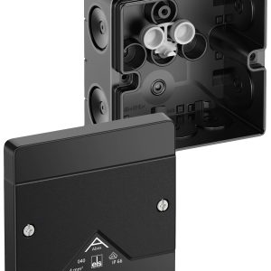 Spelsberg Abox 040-L/sw Aftakkast (l x b x h) 102 x 102 x 57 mm Zwart IP66 1 stuk(s) Spelsberg Abox 040-L/sw Aftakkast (l x b x h) 102 x 102 x 57 mm Zwart IP66 1 stuk(s)