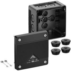 Spelsberg Abox Pro 025-L/sw Aftakkast (l x b x h) 92 x 92 x 60 mm Zwart IP66, IP67, IP69 1 stuk(s) Spelsberg Abox Pro 025-L/sw Aftakkast (l x b x h) 92 x 92 x 60 mm Zwart IP66, IP67, IP69 1 stuk(s)