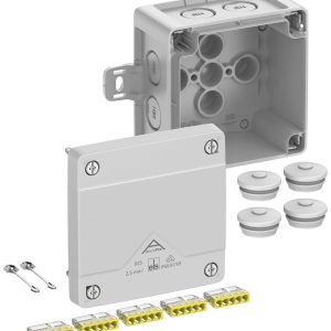 Spelsberg Abox Pro 025 AB-2,5² Aftakkast (l x b x h) 92 x 92 x 60 mm Grijs IP66, IP67, IP69 1 stuk(s) Spelsberg Abox Pro 025 AB-2,5² Aftakkast (l x b x h) 92 x 92 x 60 mm Grijs IP66, IP67, IP69 1 stuk(s)