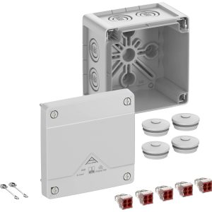 Spelsberg Abox Pro 040-4² Aftakkast (l x b x h) 102 x 102 x 70 mm Grijs IP66, IP67, IP69 1 stuk(s) Spelsberg Abox Pro 040-4² Aftakkast (l x b x h) 102 x 102 x 70 mm Grijs IP66, IP67, IP69 1 stuk(s)