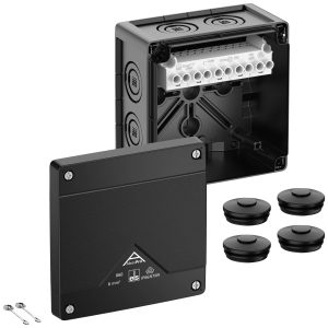 Spelsberg Abox Pro 060-6²/sw Aftakkast (l x b x h) 127 x 127 x 75 mm Zwart IP66, IP67, IP69 1 stuk(s) Spelsberg Abox Pro 060-6²/sw Aftakkast (l x b x h) 127 x 127 x 75 mm Zwart IP66, IP67, IP69 1 stuk(s)