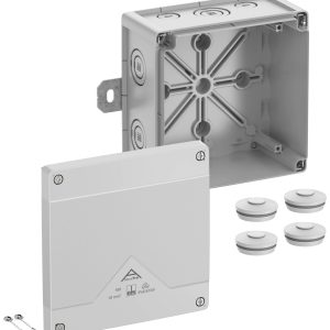 Spelsberg Abox Pro 100 AB-L Aftakkast (l x b x h) 152 x 152 x 85 mm Grijs IP66, IP67, IP69 1 stuk(s) Spelsberg Abox Pro 100 AB-L Aftakkast (l x b x h) 152 x 152 x 85 mm Grijs IP66, IP67, IP69 1 stuk(s)