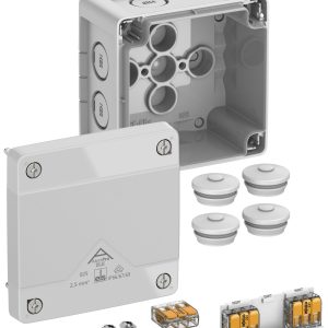 Spelsberg Abox Pro SLK-2,5² Aftakkast (l x b x h) 92 x 92 x 60 mm Grijs IP66, IP67, IP69 1 stuk(s) Spelsberg Abox Pro SLK-2,5² Aftakkast (l x b x h) 92 x 92 x 60 mm Grijs IP66, IP67, IP69 1 stuk(s)