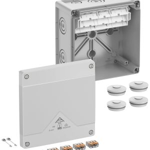 Spelsberg Abox Pro SLK-6² Aftakkast (l x b x h) 152 x 152 x 85 mm Grijs IP66, IP67, IP69 1 stuk(s) Spelsberg Abox Pro SLK-6² Aftakkast (l x b x h) 152 x 152 x 85 mm Grijs IP66, IP67, IP69 1 stuk(s)
