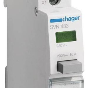 Pressure switch Groen 16 A 230 V Hager SVN433 Pressure switch Groen 16 A 230 V Hager SVN433