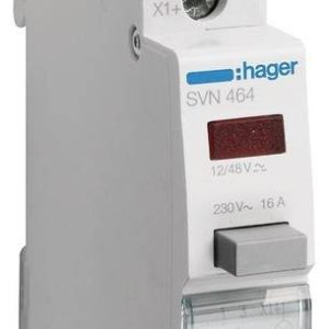 Pressure switch Rood 16 A 12 V/AC Hager SVN464 Pressure switch Rood 16 A 12 V/AC Hager SVN464