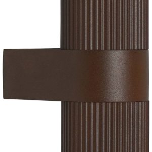 Nordlux Kyklop Ripple 2318051009 Wandlamp GU10 Roest Nordlux Kyklop Ripple 2318051009 Wandlamp GU10 Roest