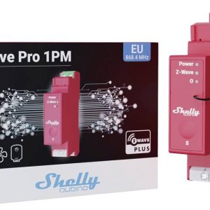 Shelly Shelly Qubino Wave PRO 1PM DIN-railrelais Z-Wave Shelly Shelly Qubino Wave PRO 1PM DIN-railrelais Z-Wave