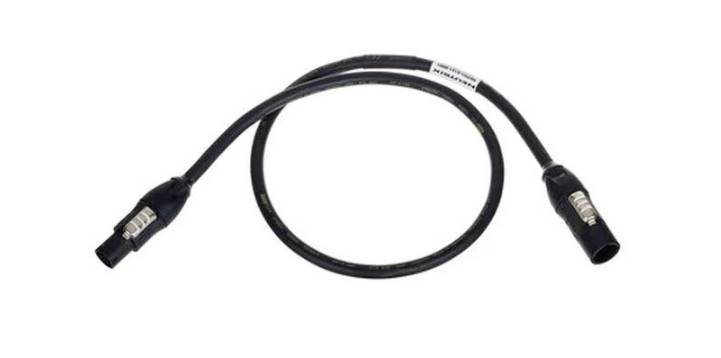 Neutrik 1027564 Aansluitkabel Stroom Zwart 1 m