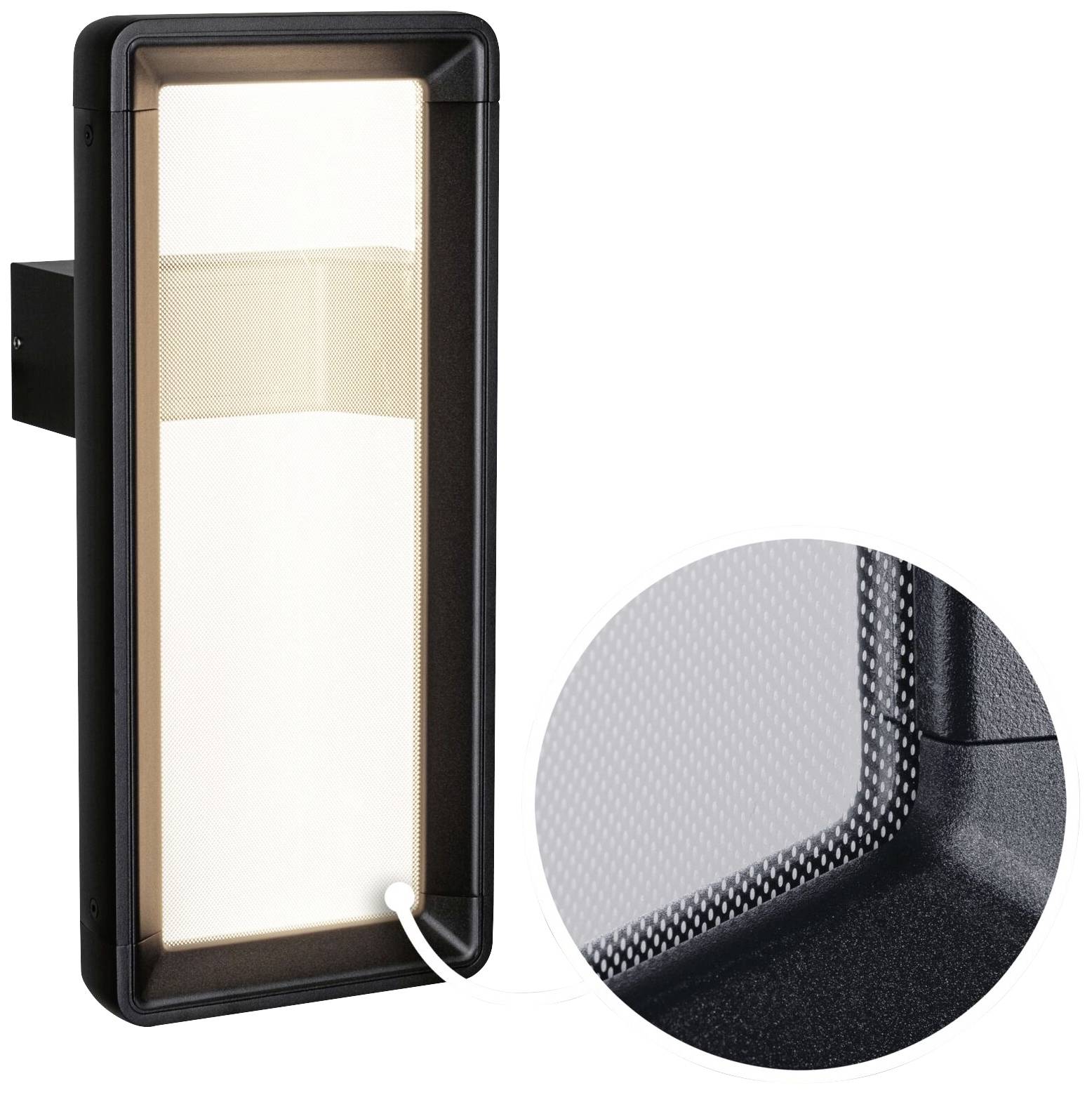 Paulmann Reana 93109 LED-buitenlamp met bewegingsmelder (wand) LED 3 W Antraciet
