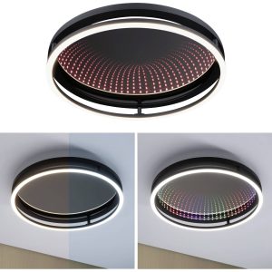 Paulmann 71056 Spaceglow LED-plafondlamp LED 34.5 W Zwart (mat)